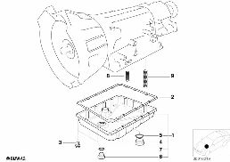 A5S300J OIL PAN diagram for BMW 5 Series E39 528i