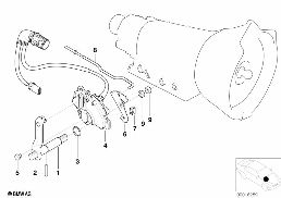 A5S300J SELECTOR ROD/TRANS. SWITCH diagram for BMW 5 Series E39 528i