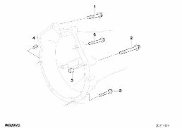 GEARBOX MOUNTING diagram for BMW 5 Series E39 528i