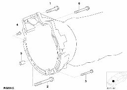 GEARBOX MOUNTING diagram for BMW 5 Series E39 528i