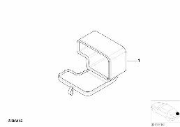 CD PLAYER COVER diagram for BMW 5 Series E39 525i
