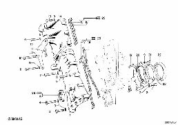WHEEL CASING diagram for BMW 2500-3.3Li 3.3Li