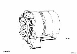 ALTERNATOR diagram for BMW 2500-3.3Li 3.3Li