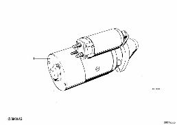 STARTER diagram for BMW 2500-3.3Li 3.3Li