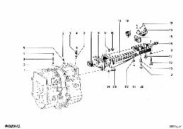 ZF S5-16 HOUSING+ATTACHING PARTS diagram for BMW 2500-3.3Li 2800