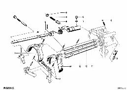 GETRAG 262 INNER GEAR SHIFTING PARTS diagram for BMW 2500-3.3Li 3.3Li