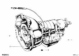 AUTOMATIC TRANSMISSION diagram for BMW 2500-3.3Li 2800