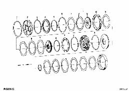 ZF 3HP20 DRIVE CLUTCH A/B diagram for BMW 2500-3.3Li 2800
