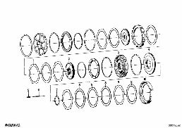 ZF 3HP20 DRIVE CLUTCH A/B diagram for BMW 2500-3.3Li 2800