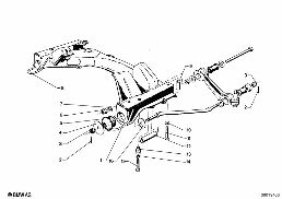 FRONT AXLE SUPPORT diagram for BMW 2500-3.3Li 3.3Li