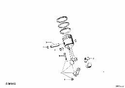 CONNECTING ROD / CONNECTING ROD BEARING diagram for BMW 1500-2000CS 1800