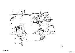 OIL FILTER diagram for BMW 1500-2000CS 1800