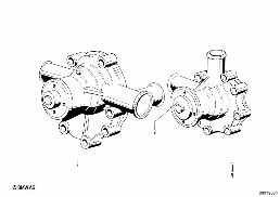 WATER PUMP diagram for BMW 1500-2000CS 1800