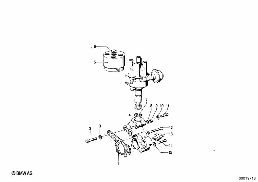 DISTRIBUTOR diagram for BMW 1500-2000CS 1800