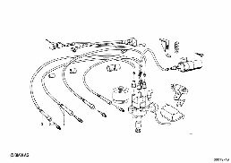 SPARK PLUG/IGNITION WIRE/IGNITION COIL diagram for BMW 1500-2000CS 1800