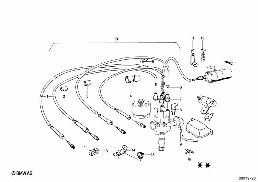 IGNITION WIRE diagram for BMW 1500-2000CS 1800