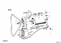 ALTERNATOR, INDIVIDUAL PARTS diagram for BMW 1500-2000CS 1800