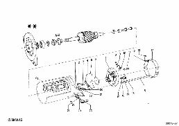 ALTERNATOR, INDIVIDUAL PARTS diagram for BMW 1500-2000CS 1800