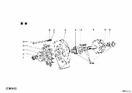 ALTERNATOR, INDIVIDUAL PARTS diagram for BMW 1500-2000CS 1800