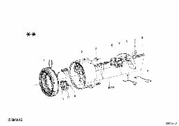 ALTERNATOR, INDIVIDUAL PARTS diagram for BMW 1500-2000CS 1800