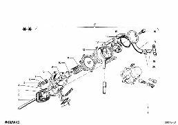 FUEL SUPPLY/PUMP/FILTER diagram for BMW 1500-2000CS 1800
