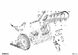 MECHANICAL FUEL INJECTION diagram for BMW 1500-2000CS 2000tii