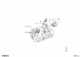 SINGLE PARTS F INJECTION PUMP diagram for BMW 1500-2000CS 2000tii