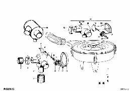 INTAKE SILENCER / FILTER CARTRIDGE INTAKE SILENCER / FILTER CARTRIDGE diagram for BMW 1500-2000CS 1800