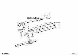 GETRAG 242 INNER GEAR SHIFTING PARTS diagram for BMW 1500-2000CS 1800
