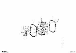 GETRAG 235 HOUSING+ATTACHING PARTS diagram for BMW 1500-2000CS 1800