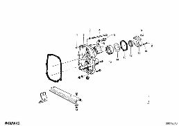 GETRAG 235 HOUSING+ATTACHING PARTS diagram for BMW 1500-2000CS 1800