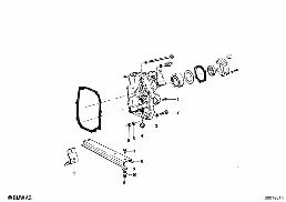 GETRAG 235 HOUSING+ATTACHING PARTS diagram for BMW 1500-2000CS 1800
