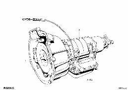 AUTOMATIC TRANSMISSION diagram for BMW 1500-2000CS 1800