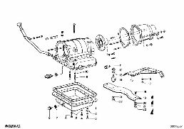 ZF 3HP12 MOUNTING PARTS/SUSPENSION diagram for BMW 1500-2000CS 1800