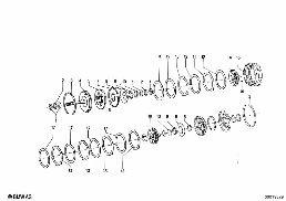 ZF 3HP12 DRIVE CLUTCH A/B diagram for BMW 1500-2000CS 1800