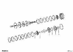 ZF 3HP12 DRIVE CLUTCH A/B diagram for BMW 1500-2000CS 1800
