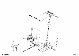 SHIFT LEVER diagram for BMW 1500-2000CS 1800