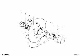WHEEL BEARING diagram for BMW 1500-2000CS 1800