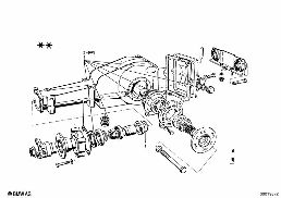 DIFFERENTIAL-SPACER RING diagram for BMW 1500-2000CS 1500