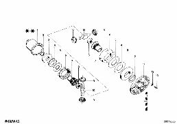 LIMITED SLIP DIFF.UNIT-SINGLE PARTS diagram for BMW 1500-2000CS 1500