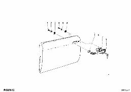 FRONT DOOR-HINGE/DOOR BRAKE diagram for BMW 700