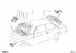 WINDOW MOUNTING PARTS diagram for BMW 700