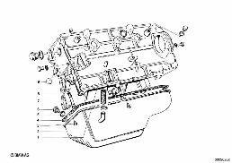 ENGINE HOUSING diagram for BMW 1500-2000CS 1800