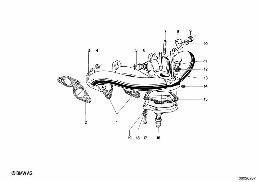 INTAKE MANIFOLD diagram for BMW 1500-2000CS 1800