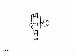 DISTRIBUTOR diagram for BMW 1500-2000CS 1800