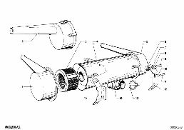 AIR CLEANER HOUSING diagram for BMW 1500-2000CS 1800ti