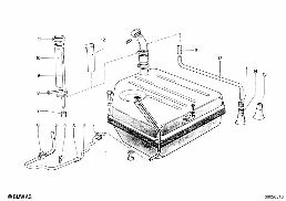 FUEL TANK diagram for BMW 1500-2000CS 1800