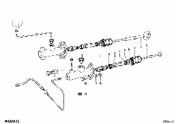 INPUT CYLINDER CLUTCH diagram for BMW 1500-2000CS 1500