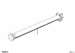 DRIVE SHAFT,UNIV.JOINT/CENTER MOUNTING diagram for BMW 1500-2000CS 1800