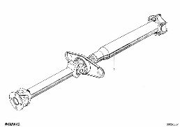DRIVE SHAFT,UNIV.JOINT/CENTER MOUNTING diagram for BMW 1500-2000CS 1800